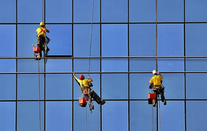 High-Level & Difficult Access Glass Works Singapore